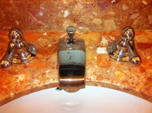 Picture of bathroom faucet